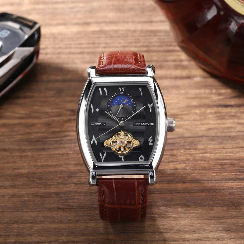 Elias – Automatische mechanische Uhr mit einzigartigem Zifferblatt und langlebigem Armband