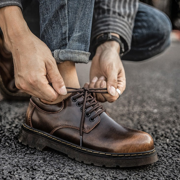 Aiden - Bequeme Rutschfest  Runde Zehe Knöchel Schuhe