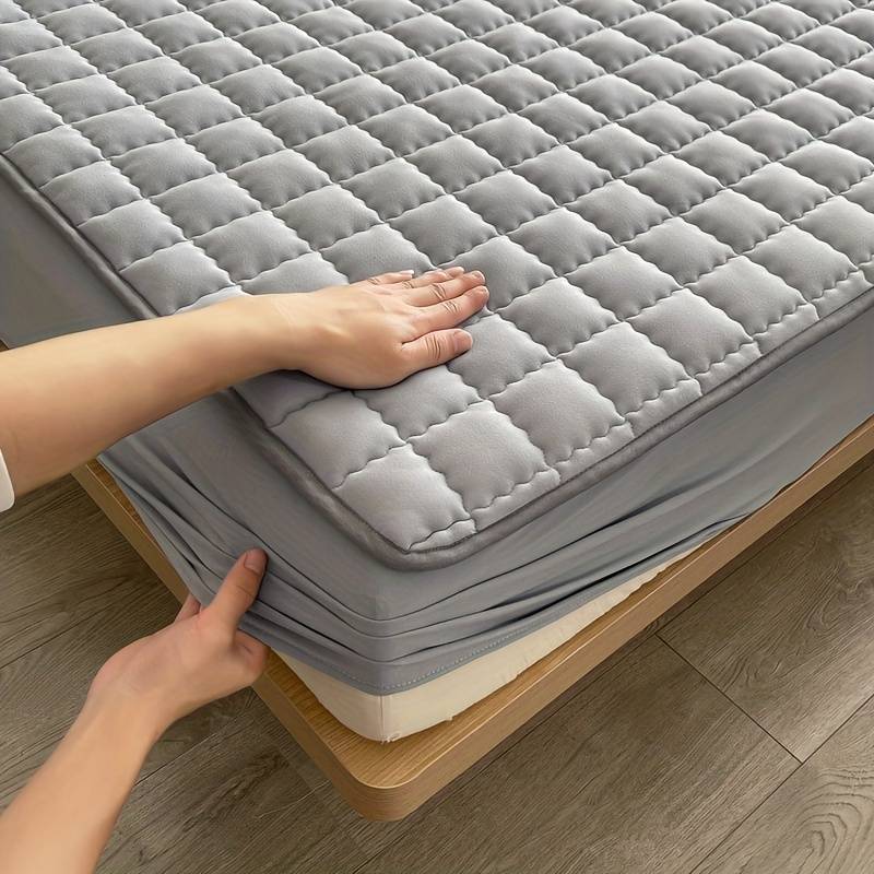 ComfyLayer - Gesteppter Matratzenbezug mit Reißverschluss für weiche und schützende Bettwaren