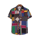 Torsten – Bedrucktes Kurzarmhemd mit Umlegekragen und Knöpfen