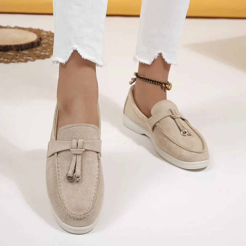 Yvona - Leichte flache Schuhe mit rutschfester Sohle für Komfort