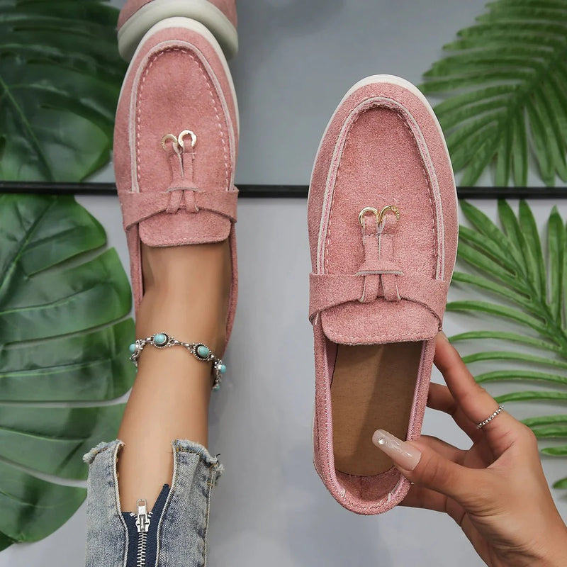 Yvona - Leichte flache Schuhe mit rutschfester Sohle für Komfort