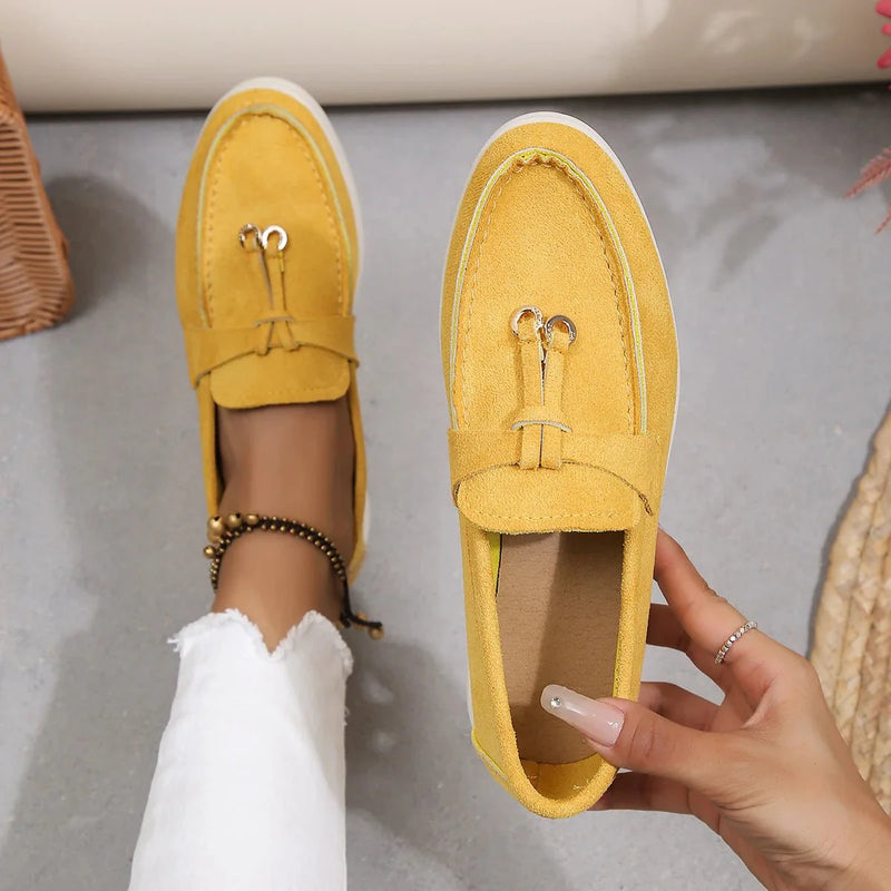 Yvona - Leichte flache Schuhe mit rutschfester Sohle für Komfort