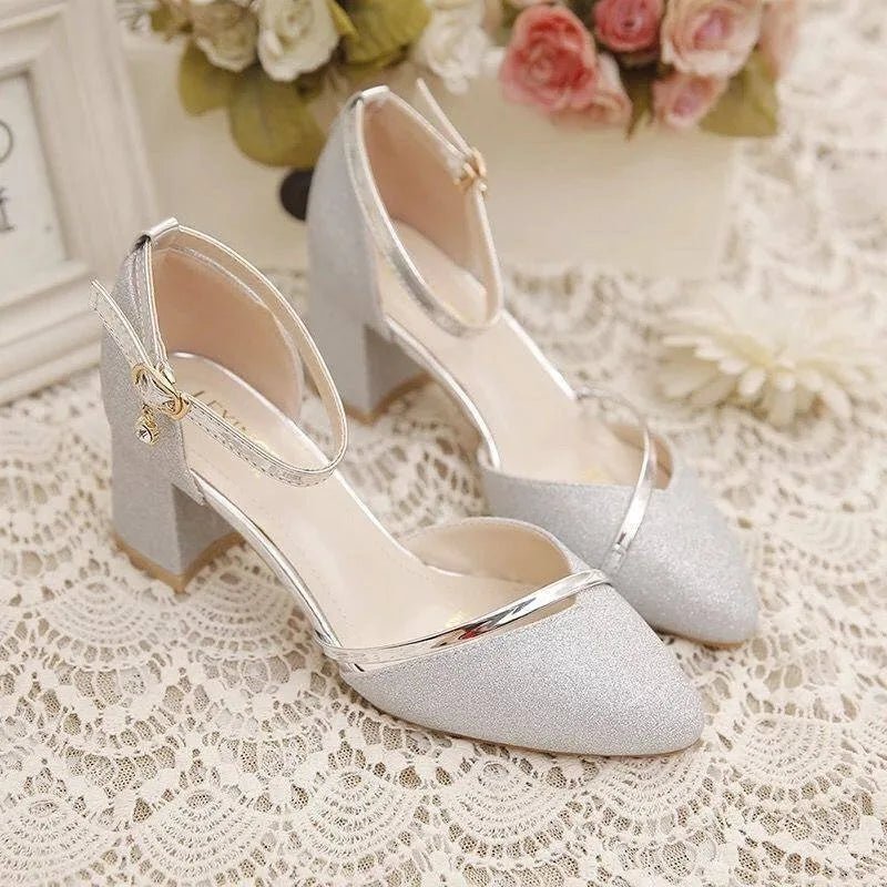 Sophia - Leichte Schuhe mit Blockabsatz und verstellbarem Knöchelriemen