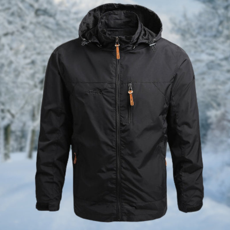 Bruno - Langärmelig Wasserdicht Jacke Mit Reißverschlusstaschen
