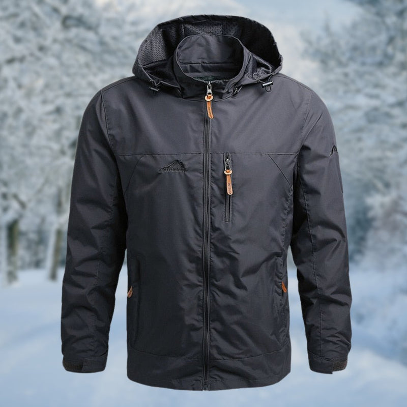 Bruno - Langärmelig Wasserdicht Jacke Mit Reißverschlusstaschen