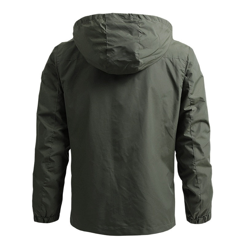 Bruno - Langärmelig Wasserdicht Jacke Mit Reißverschlusstaschen