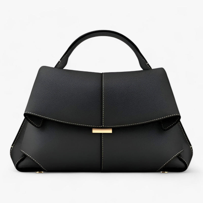 Mira – Stylische leichte Handtasche mit Umschlagklappe und großem Fassungsvermögen