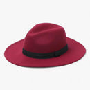 Warmora - Bequemer Warmer Flacher Wolle Fedora