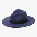Warmora - Bequemer Warmer Flacher Wolle Fedora