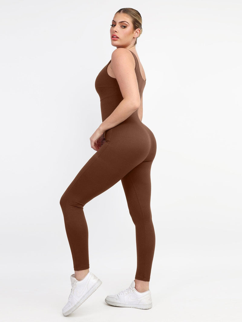 Eliza – Figurbetonter Jumpsuit mit formender Passform und flüssiger Bewegungsfreiheit