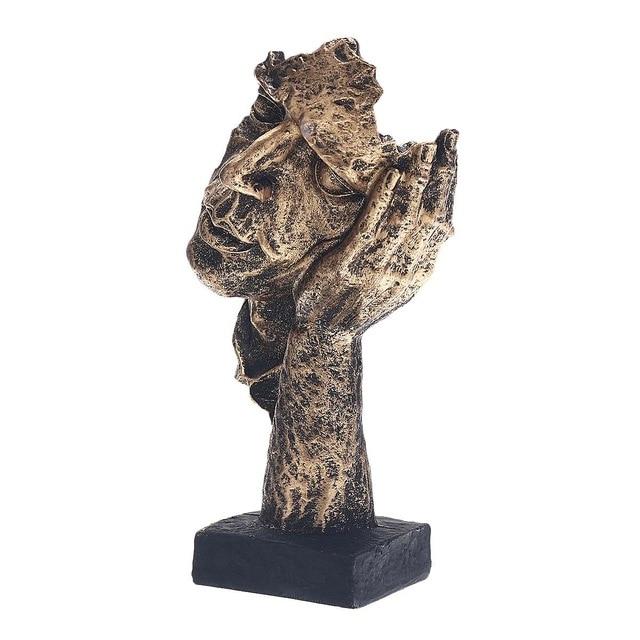 ArtMuse – Dekorative abstrakte Gesichtskunst Skulptur für moderne Innenräume