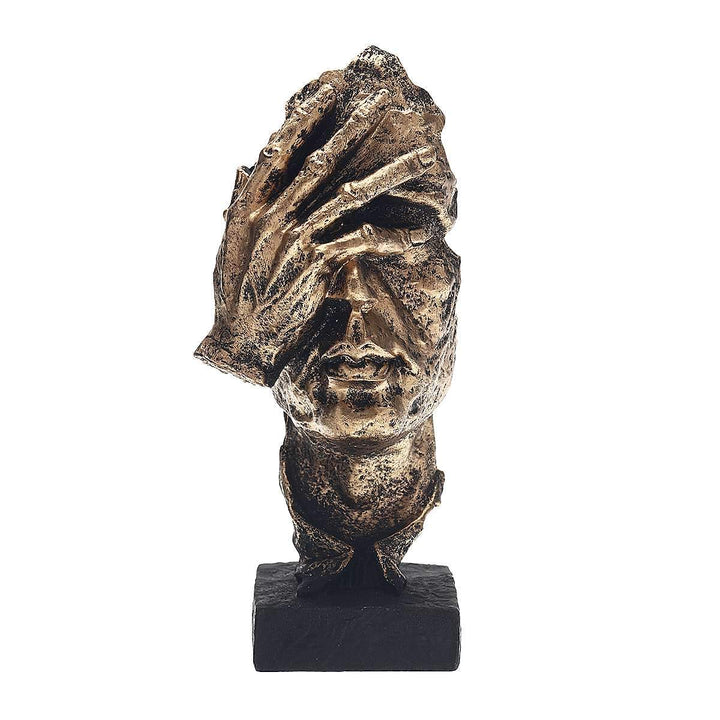 ArtMuse – Dekorative abstrakte Gesichtskunst Skulptur für moderne Innenräume