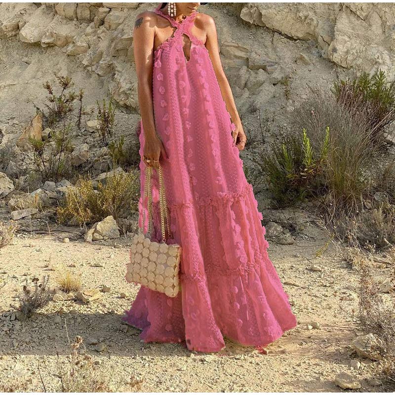 Lydia - Elegantes Maxikleid Mit Blumenmuster