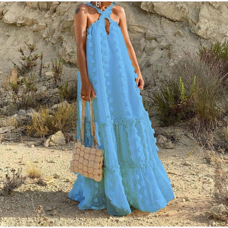 Lydia - Elegantes Maxikleid Mit Blumenmuster