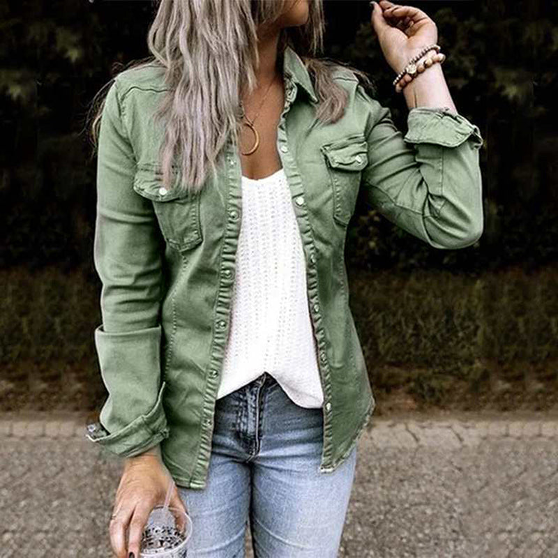 Mira  - Trendige Denim Jacke Für Mühelosen Stil