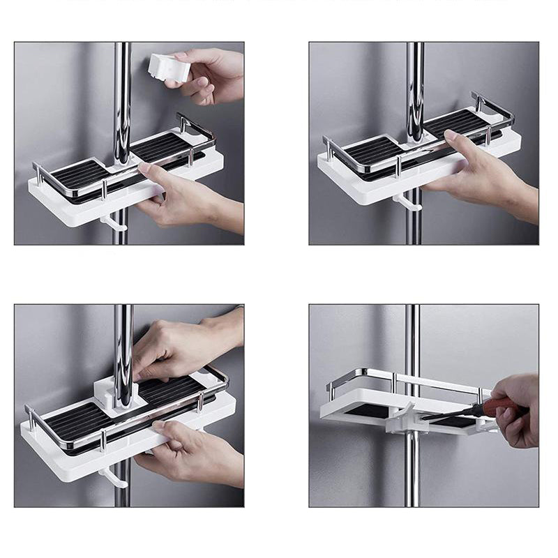 ShowerEase - Duschablage Schlank sicher und übersichtlich Badezimmer Organizer