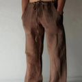 Stefan - Leichte locker sitzende Hose mit funktionellen Taschen mit Kordelzug