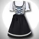 Amara - Bequem Traditionelles Trachtenkleid Mit Schürze und Bluse