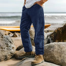 Adrian – Bequeme Lockere Passform Hose mit Taschen und geradem Bein