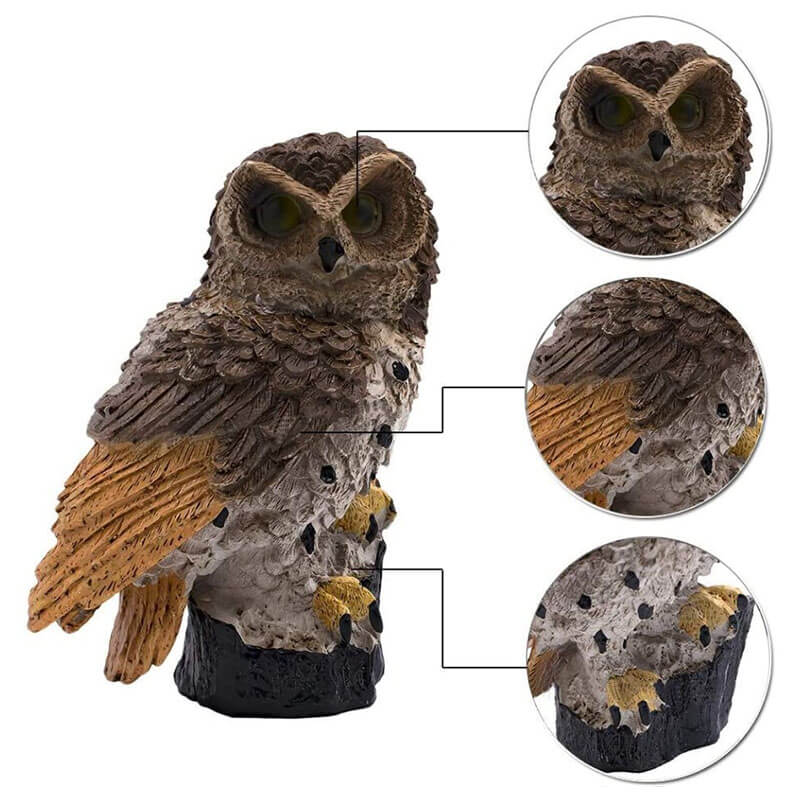 OwlGlow – Solar Gartenleuchte mit warmem Licht und dekorativem Eulen Entwerfen