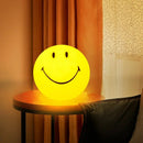 SmileyLamp - Wiederaufladbare runde LED Nachtlampe mit Touch-Schalter für den Tisch
