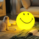 SmileyLamp - Wiederaufladbare runde LED Nachtlampe mit Touch-Schalter für den Tisch