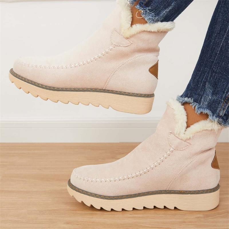 Cleo - Bequem Warm Rutschfest Knöchel Schuhe