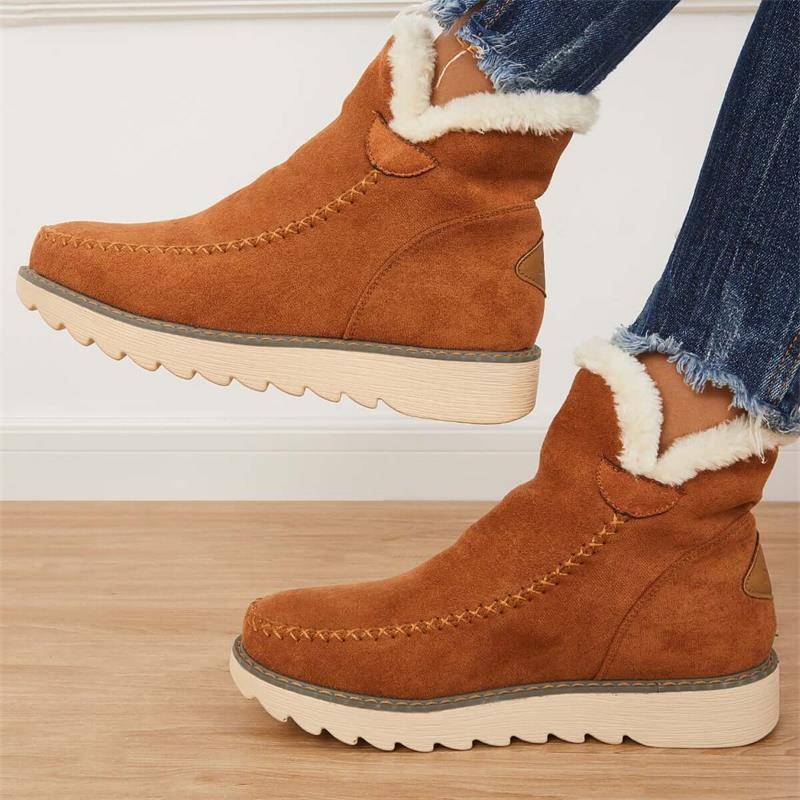 Cleo - Bequem Warm Rutschfest Knöchel Schuhe