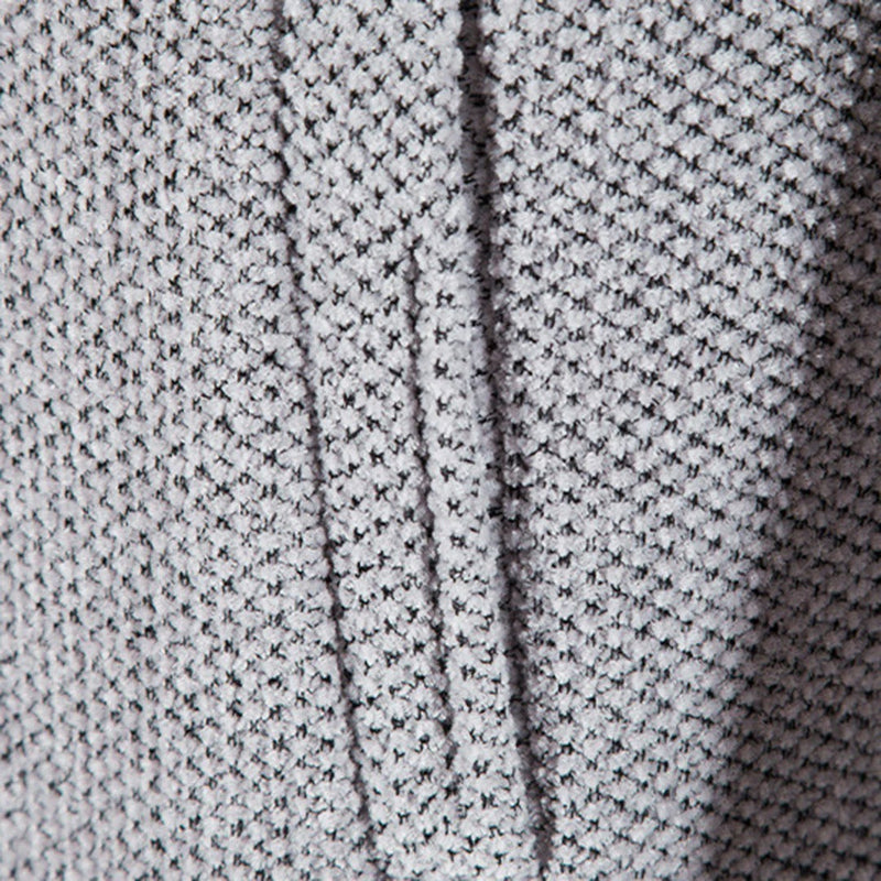 Carl - Langärmeliger Kapuze Mittlere Länge Pullover Mit Reißverschluss