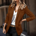 Karla - Bequemer Langarm Blazer mit Reverskragen und Taschen