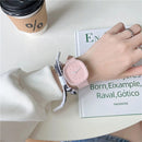 Anneliese – Modische Uhr mit quadratischem Zifferblatt und verstellbarem Armband