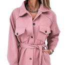 Zorah - Bequeme Langarmjacke mit Knöpfen und Taschen