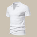 Felix – Lässiges Slim Fit V Ausschnitt Shirt mit kurzem Arm