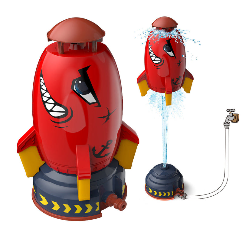 AquaFlyer - Fliegender Wasserraketen Sprinkler mit rotierenden schwimmenden Düsen