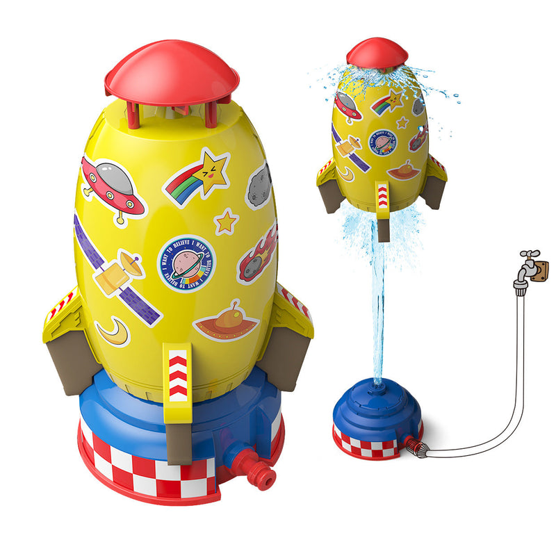 AquaFlyer - Fliegender Wasserraketen Sprinkler mit rotierenden schwimmenden Düsen