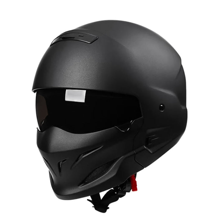 RideGuard – Leichter Motorradhelm mit dunklen Belüftungsöffnungen für verbesserte Luftzirkulation