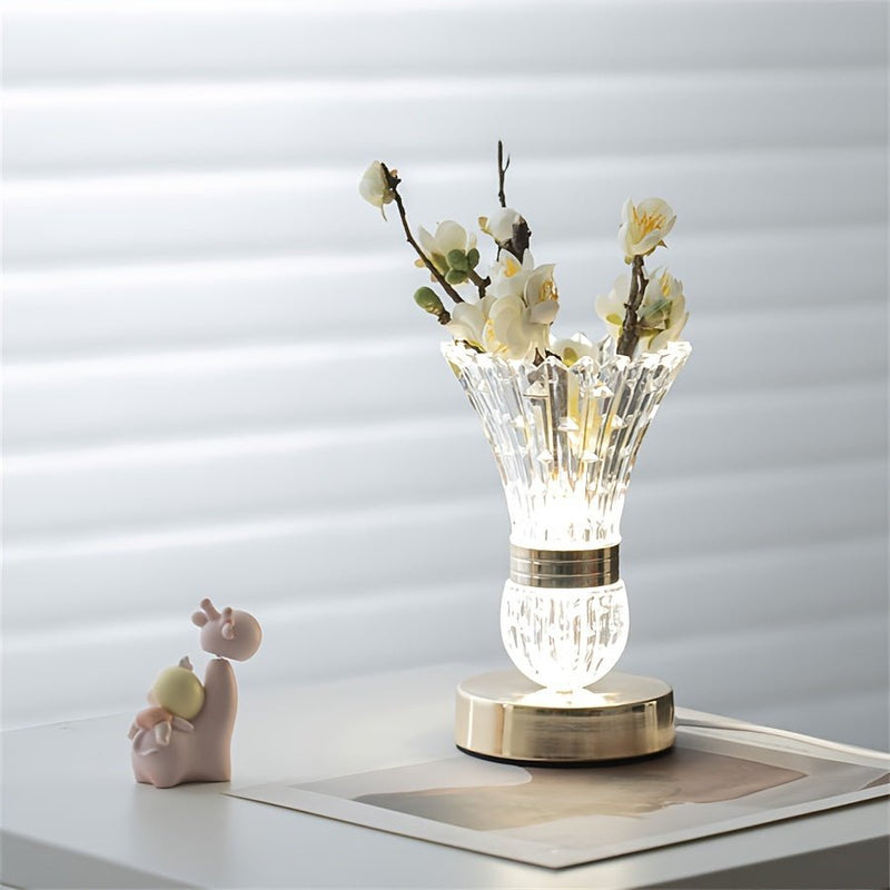 AuraPort – LED Tischleuchte mit dimmbarem Licht und USB Anschluss