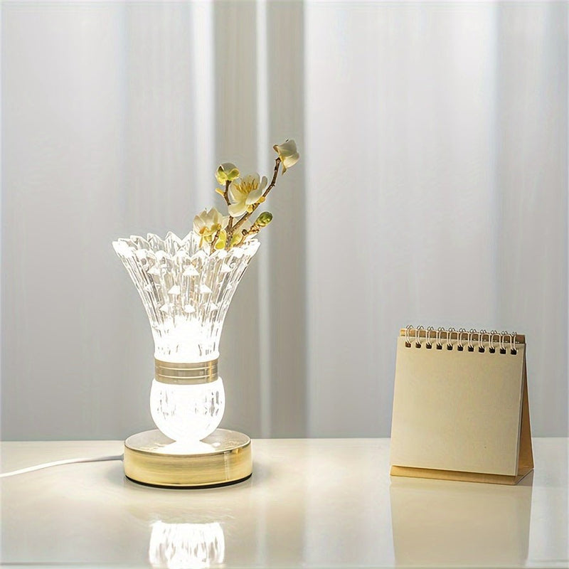 AuraPort – LED Tischleuchte mit dimmbarem Licht und USB Anschluss