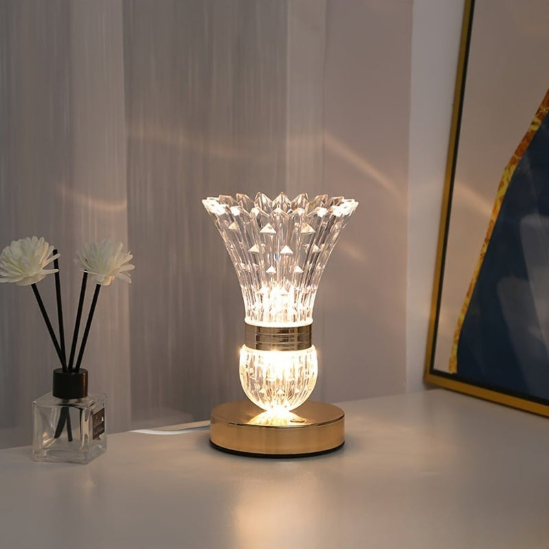 AuraPort – LED Tischleuchte mit dimmbarem Licht und USB Anschluss