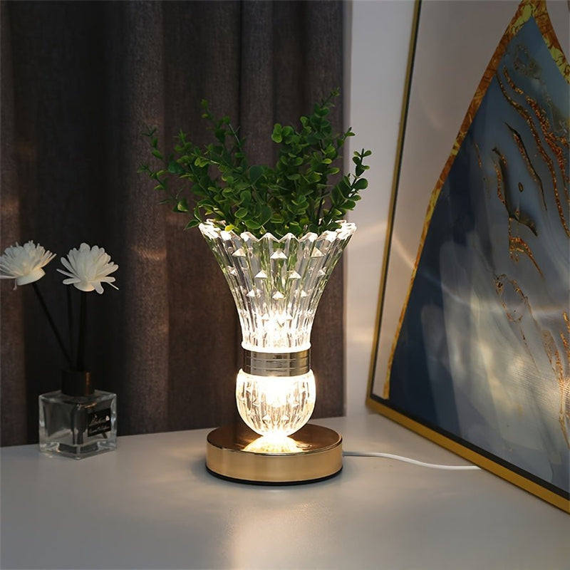 AuraPort – LED Tischleuchte mit dimmbarem Licht und USB Anschluss