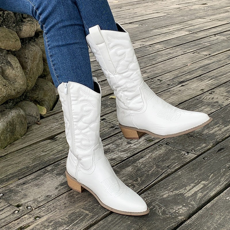 Sierra - Elegante Kuhjunge stiefel Für Komfort