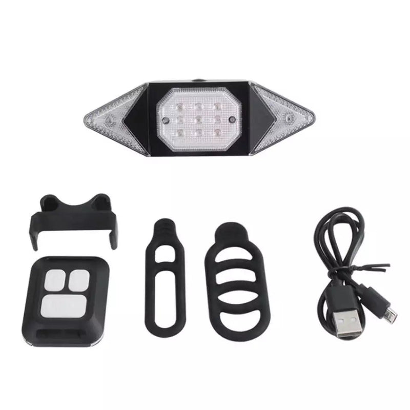 RideAlert – Kabellose Fahrradblinker mit USB Aufladung und Fernbedienung