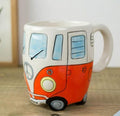 RetroBus - Retroinspirierter Kaffeebecher mit verspieltem Gestaltung