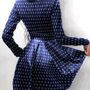 Zulema – Stylisches Langarm Minikleid mit Reißverschluss und Taschen