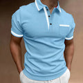 Conrad – Elegantes Kurzarm Poloshirt mit Knöpfen und Tasche