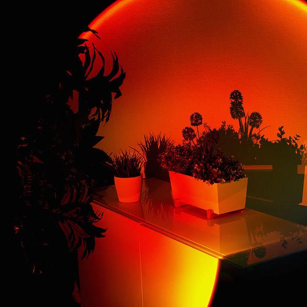 SunLume - USB Sonnenuntergangsprojektionslampe mit 360° drehbarem Kopf für entspannende Atmosphäre